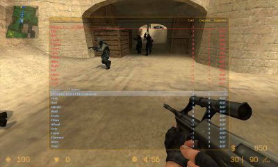 Counter Strike Source с ботами