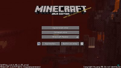 Майнкрафт 1.16.4